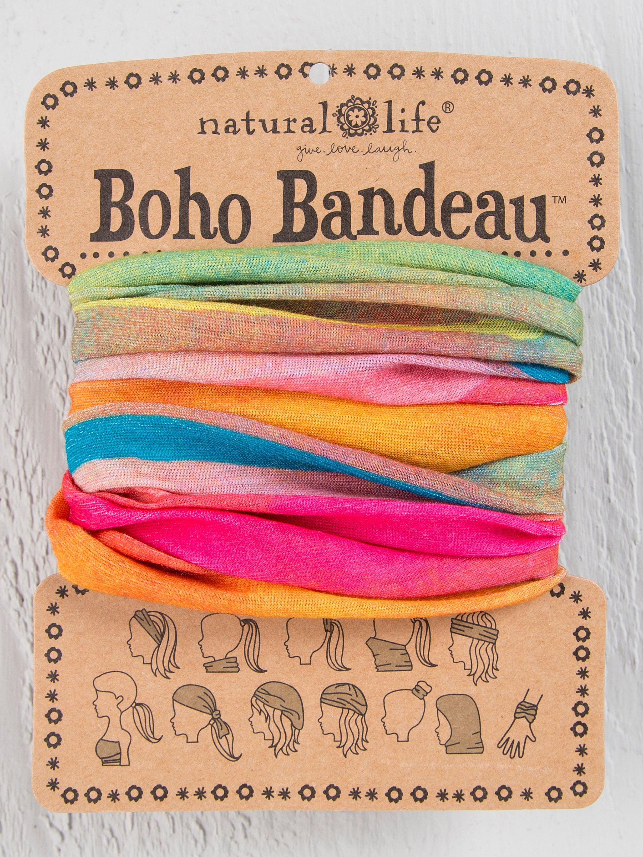 Full Boho Bandeau® Headband - Rainbow Ombre product image