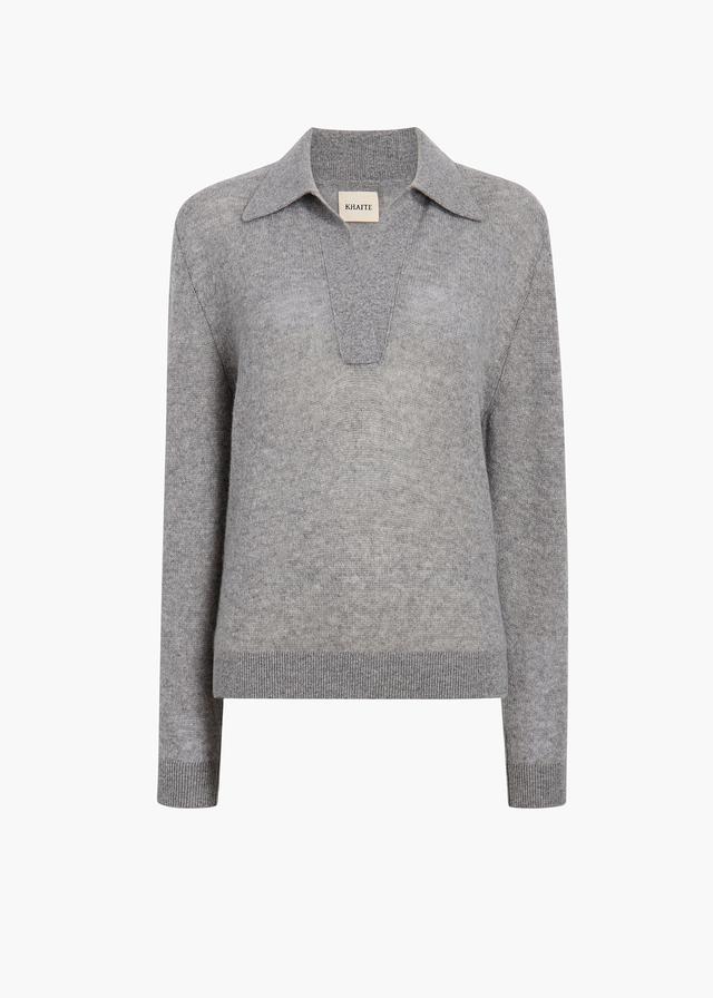 Jo Sweater in Warm Grey Product Image