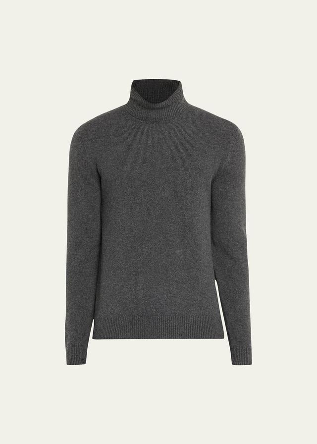 Mens Cashmere Turtleneck Sweater Product Image