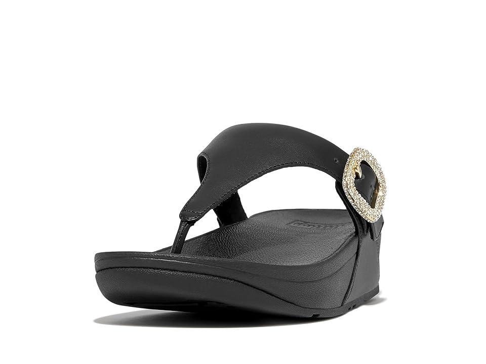 FitFlop Lulu Crystal Buckle Platform Flip Flop Product Image