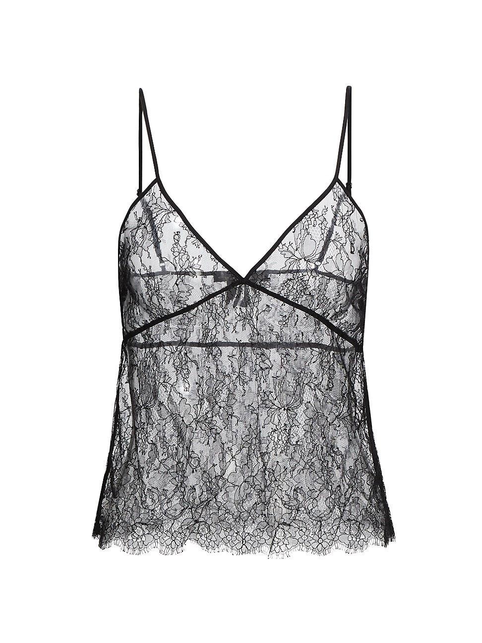 Womens Unlined Lace Camisole Product Image