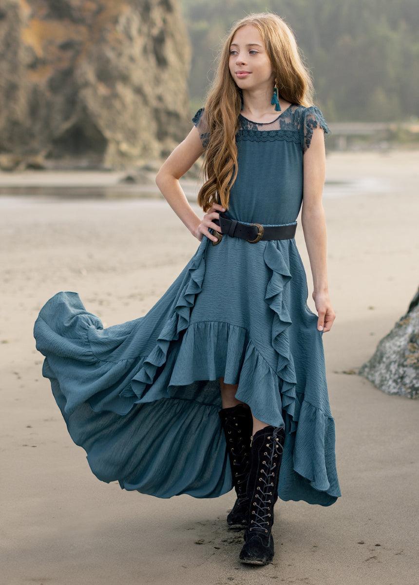 Zoella Top in Dark Teal Product Image