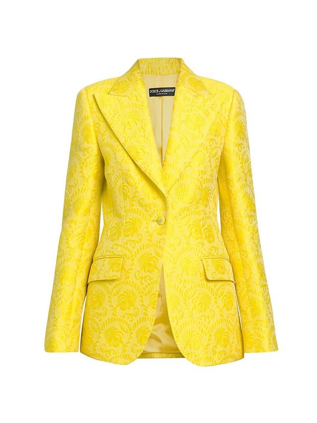 Womens Floral Embroidered Jacket Product Image