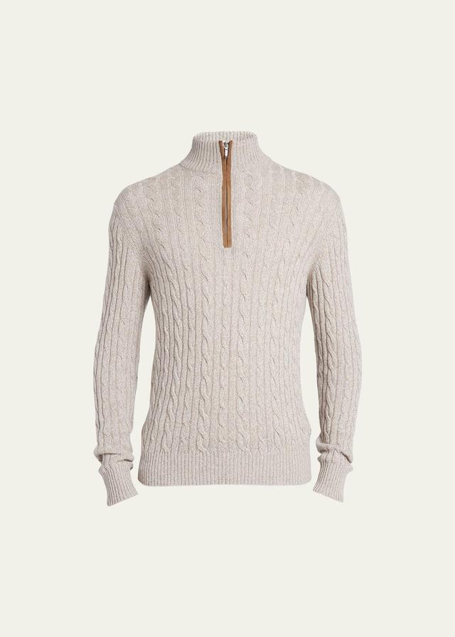 Cashmere Cable-Knit Sweater Product Image