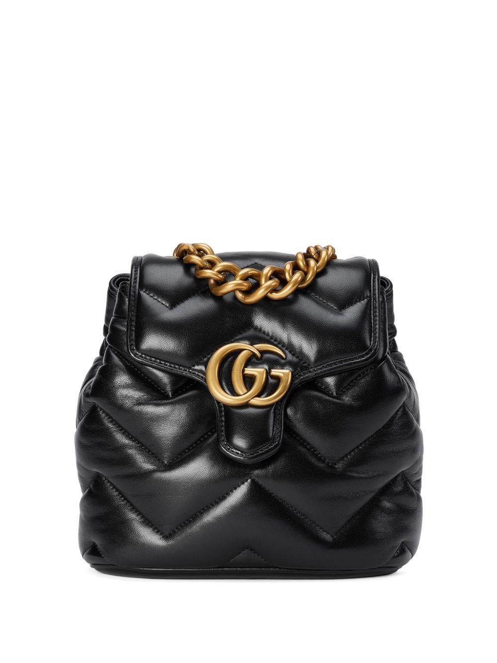 GUCCI Gg Marmont Backpack In Black Product Image