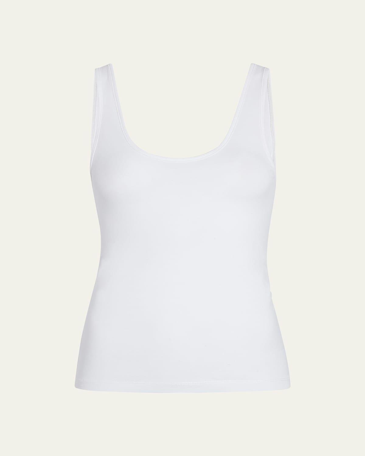 Womens Stretch-Cotton Tank Top product image