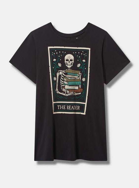 Reading Tarot Card Fit Heritage Jersey Crew Tee Product Image