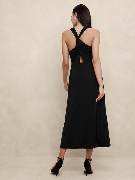 Knit Cross-Back Maxi Dress Product Image