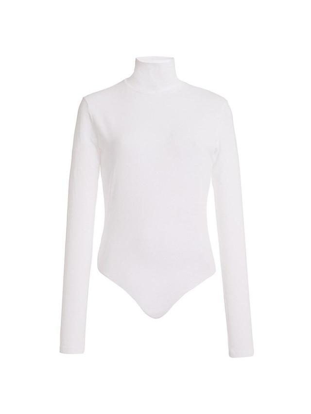 Womens Long-Sleeve Turtleneck Bodysuit Product Image