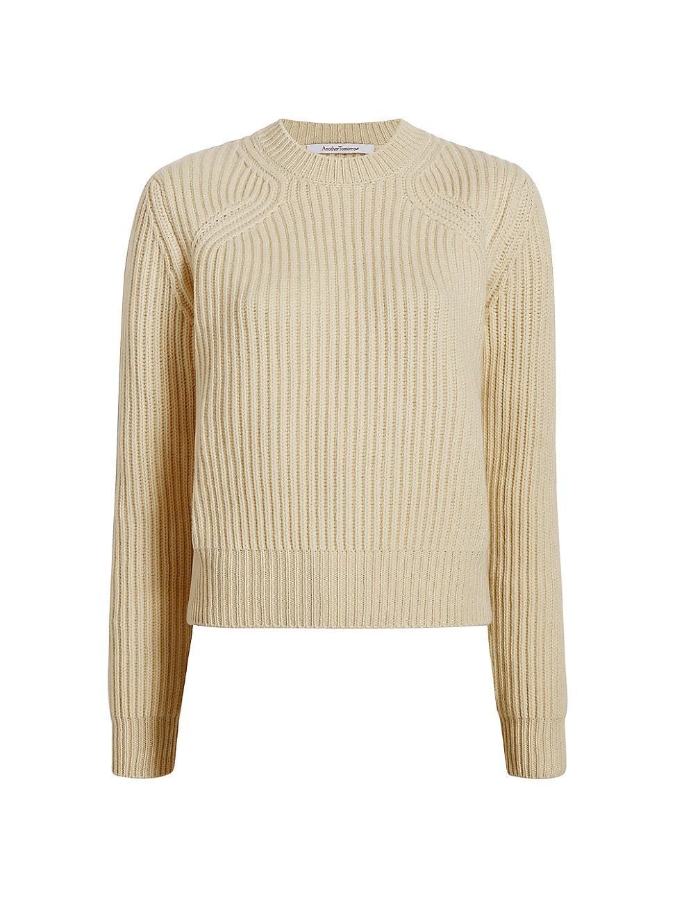 Recycled Cashmere Rib Sweater Product Image