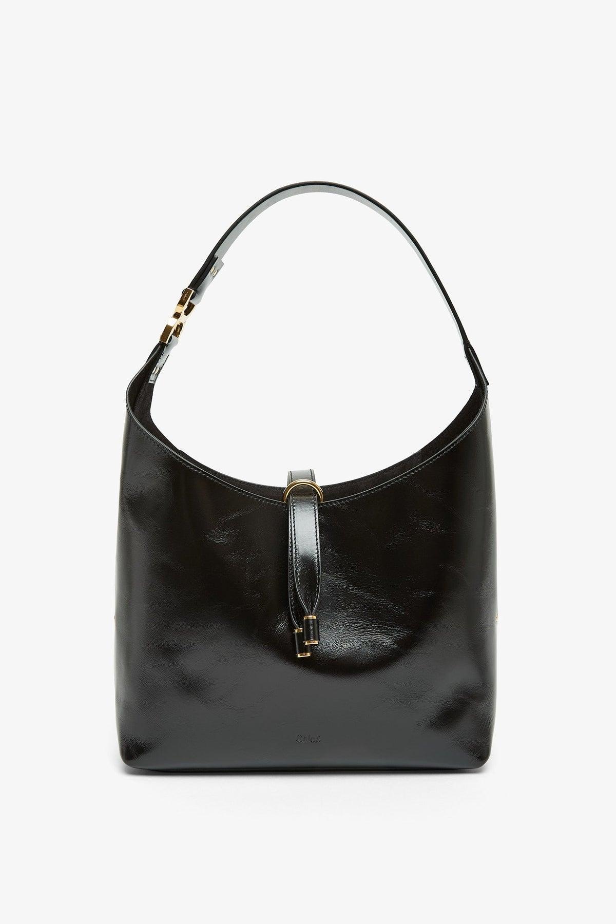 CHLOÉ Marcie Black Leather Hobo Bag Product Image