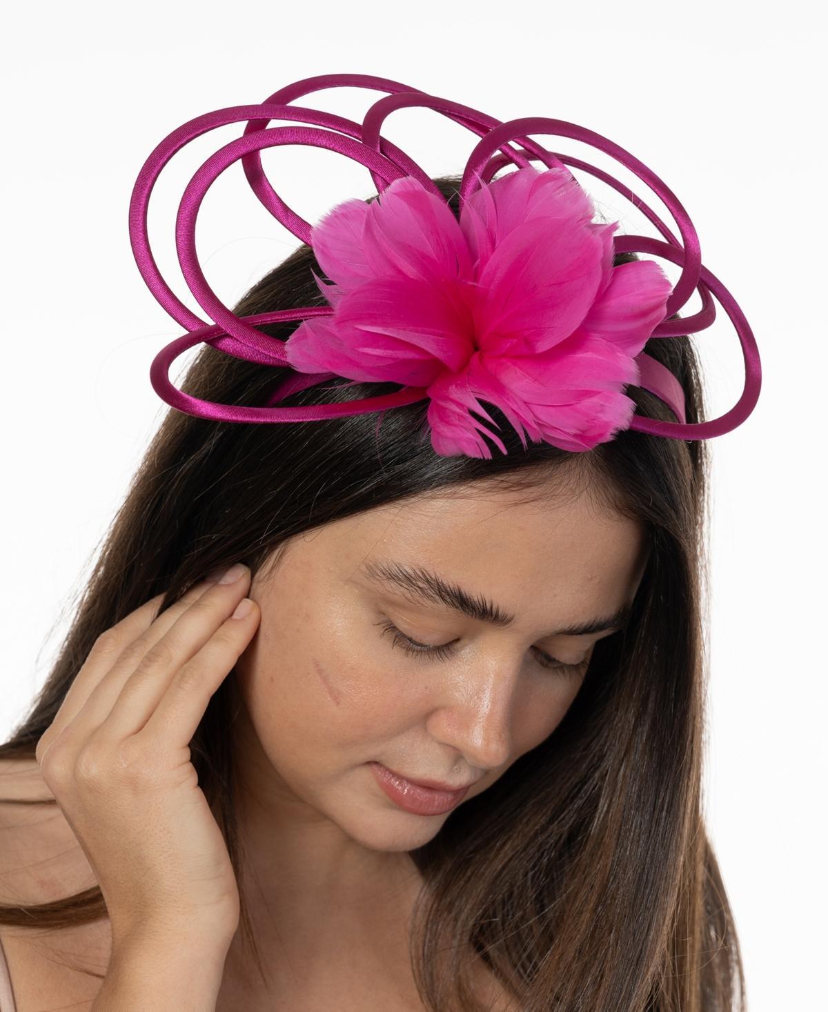 Bellissima Millinery Collection Womens Feather & Flower Fascinator Product Image