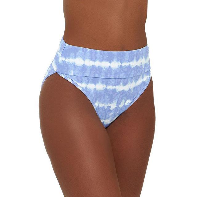 Womens Freshwater Banded High-Leg Swim Bottoms Product Image