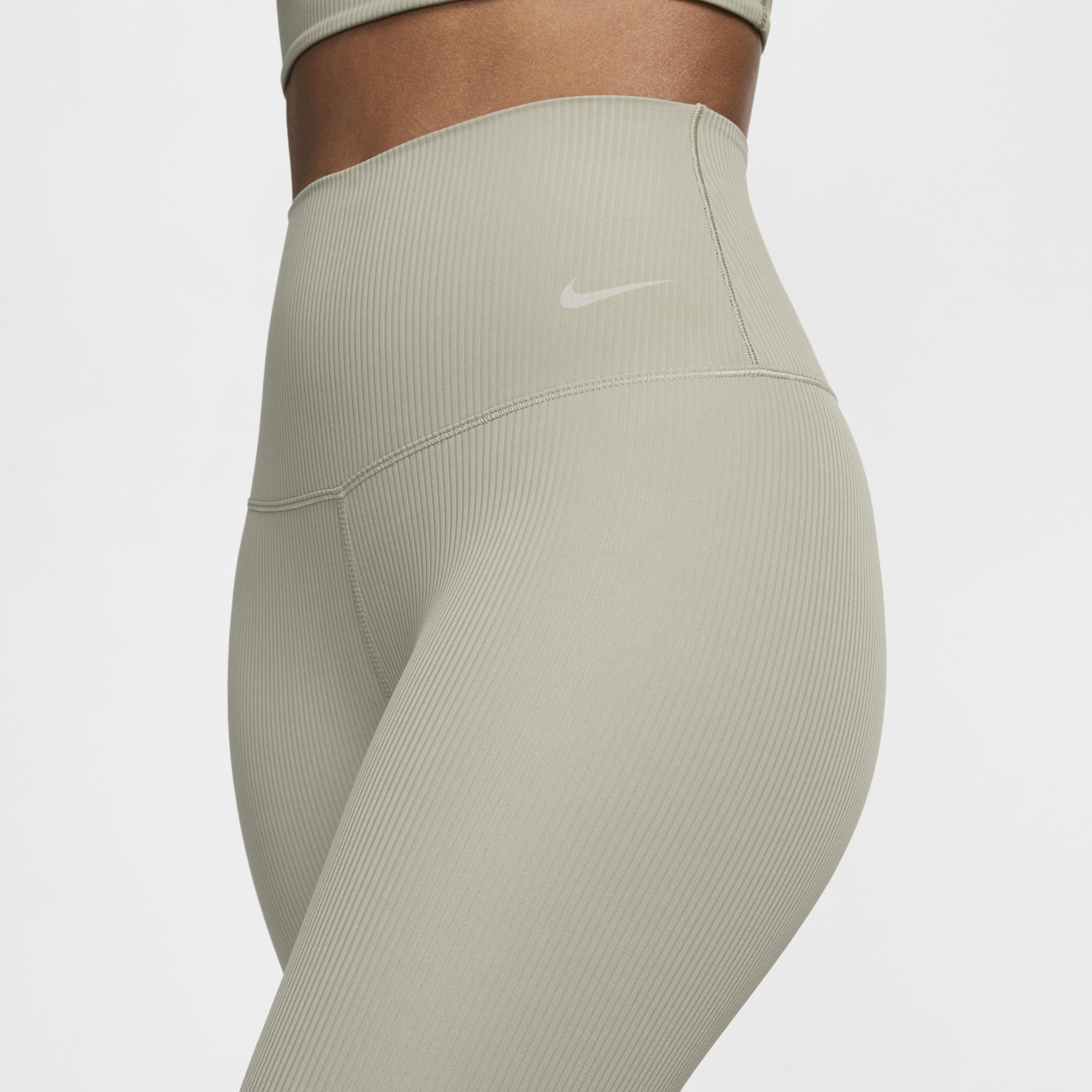 Nike Women's Zenvy Rib Gentle-Support High-Waisted 7/8 Leggings product image