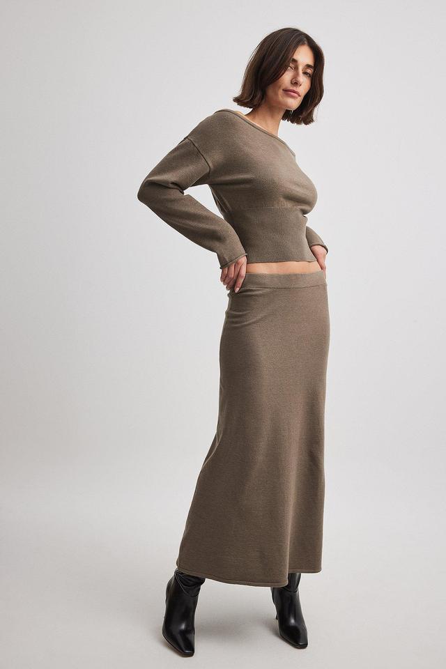 Knitted Midi Skirt Product Image