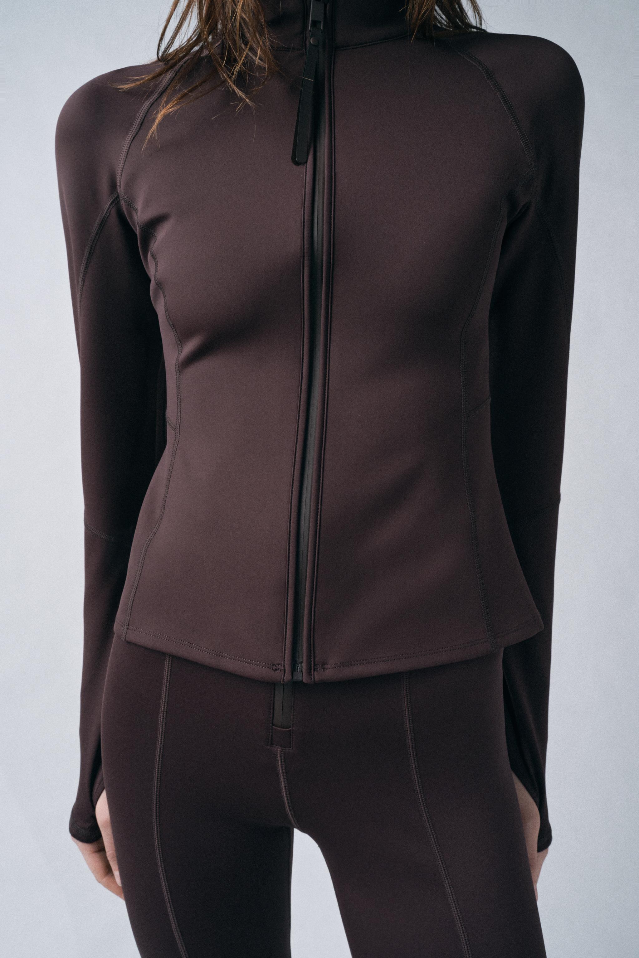 HEAT-SEALED ZIPPER JACKET ZW COLLECTION Product Image