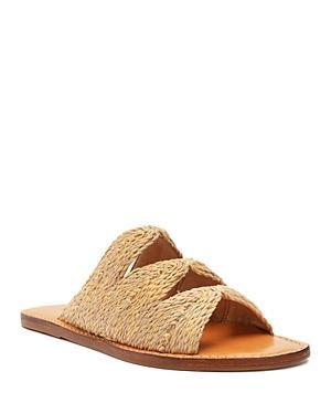 Schutz Womens Ivy Triple Strap Slide Sandals Product Image