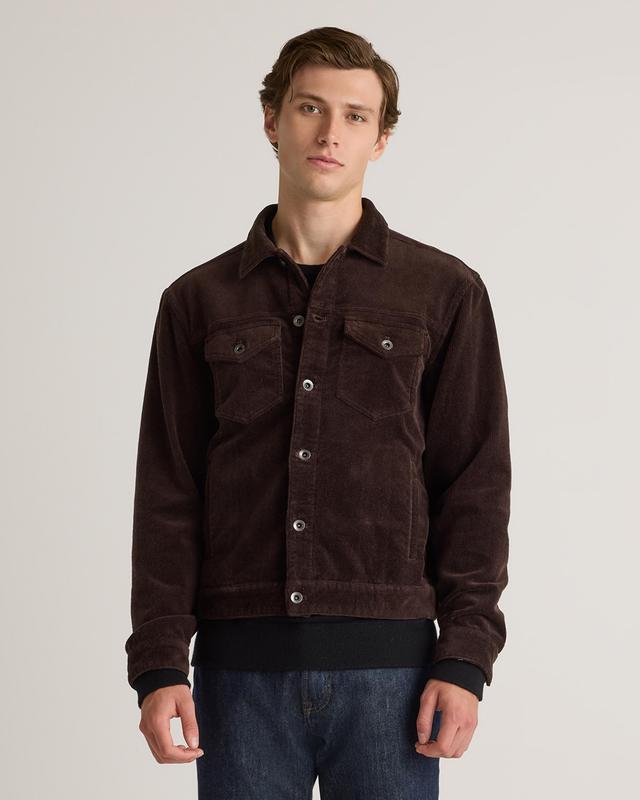 Organic Stretch Corduroy Trucker Jacket Product Image