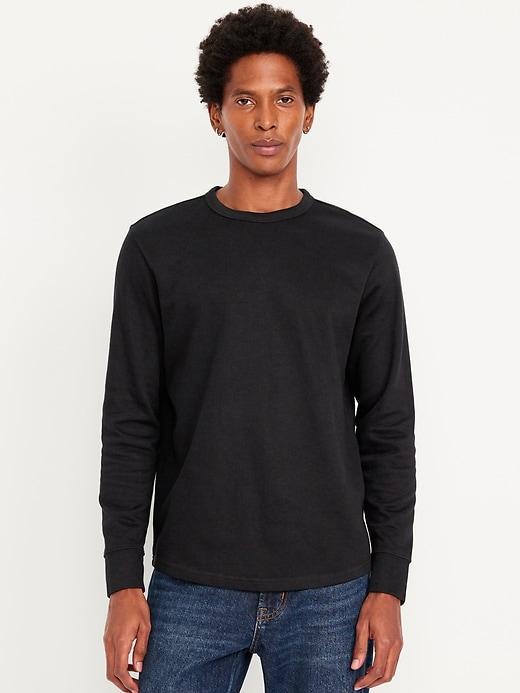 Long-Sleeve French Rib T-Shirt Product Image