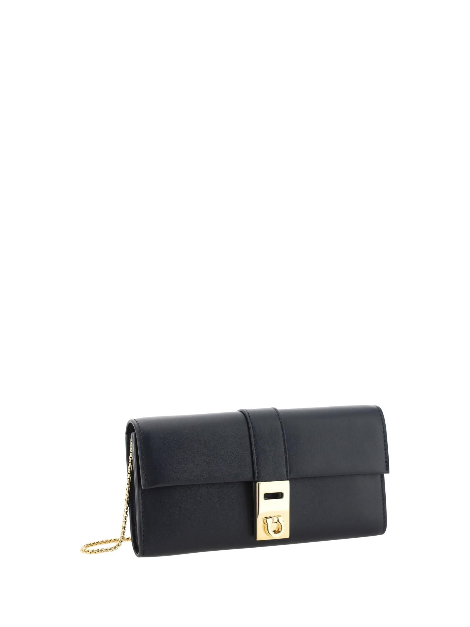 Shoulder Wallet In Black Product Image