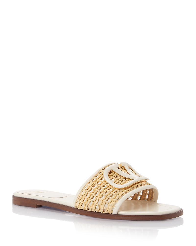 Valentino Garavani Womens Embellished Slip On Slide Sandals Product Image