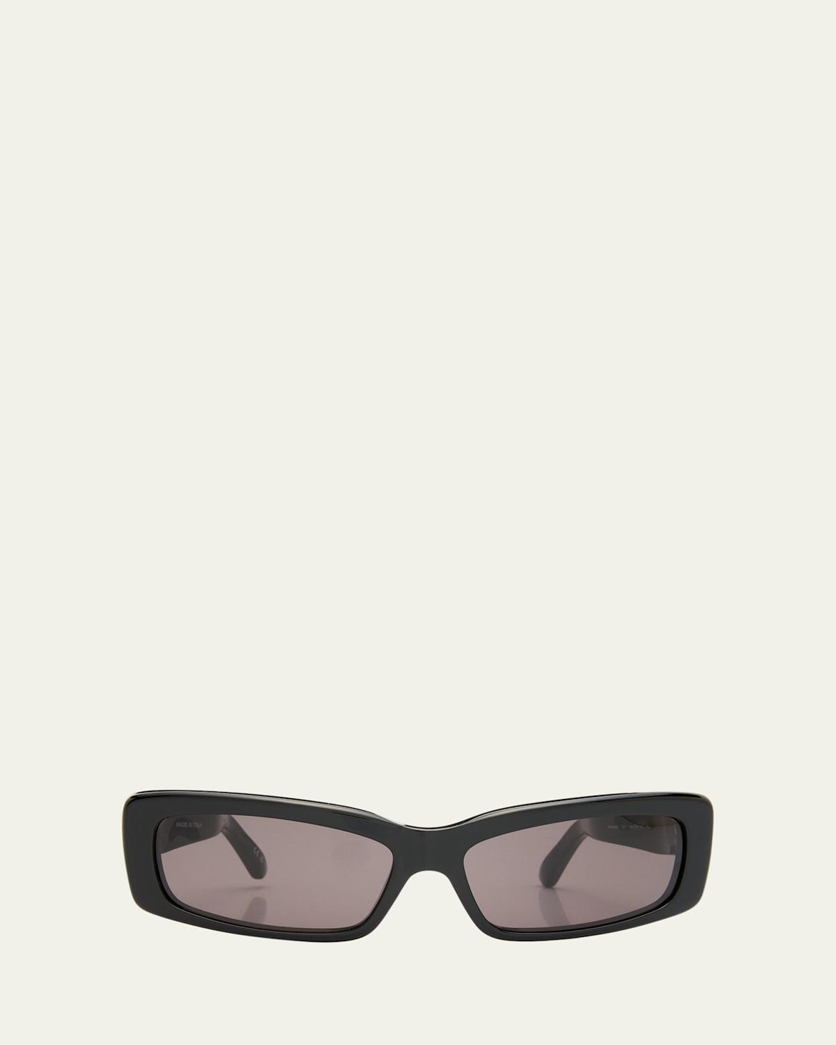 BB0286S Acetate Rectangle Sunglasses Product Image