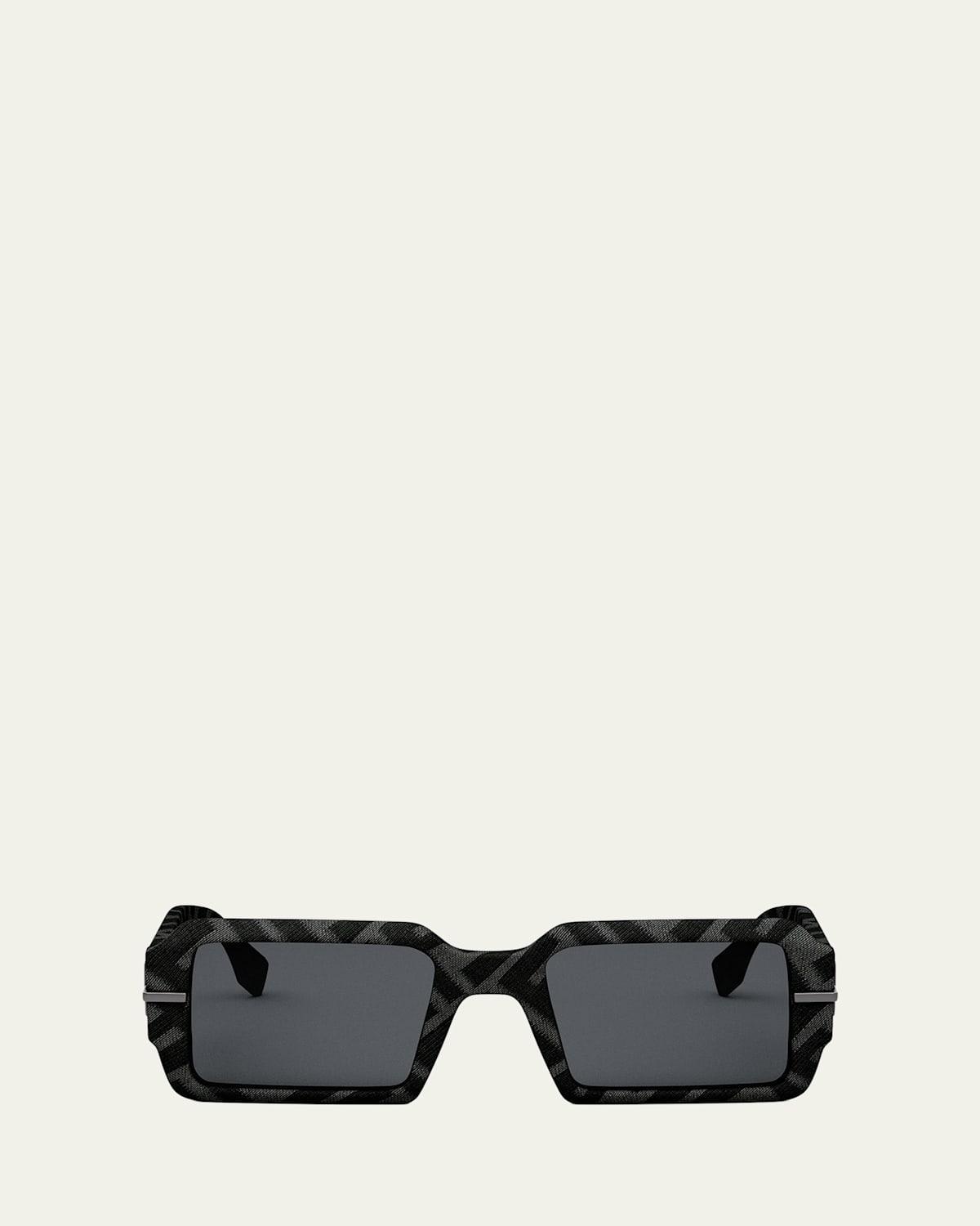 Mens Fendi Shadow 54MM Rectangular Sunglasses Product Image