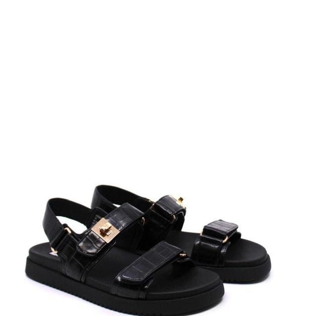 Steve Madden Mona Black Croco Product Image