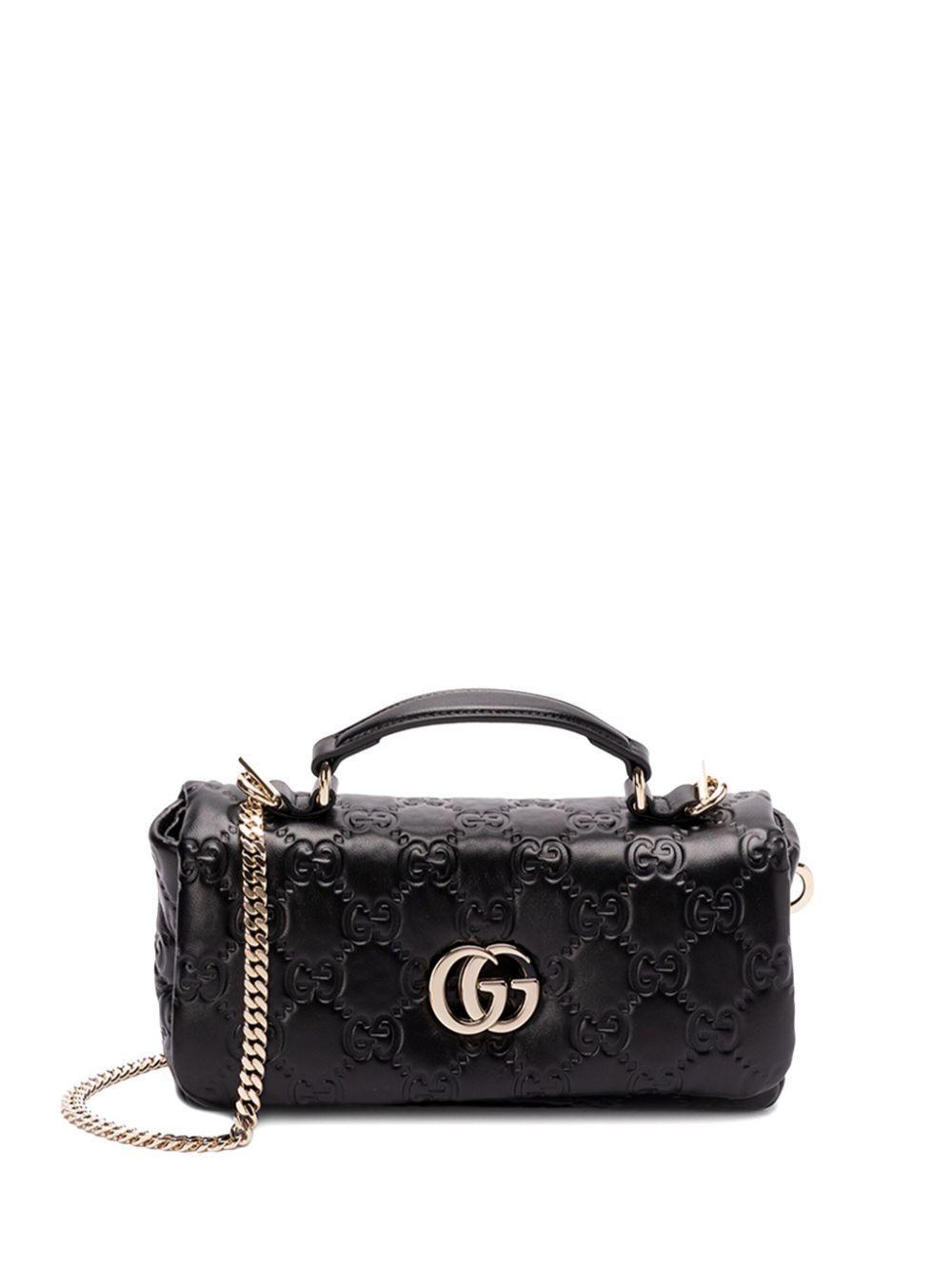 GUCCI Mini Gg Milano Tote Bag In Black Product Image