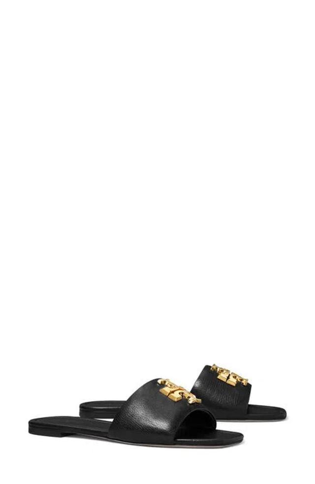 TORY BURCH Eleanor Slide Sandal In Black Product Image