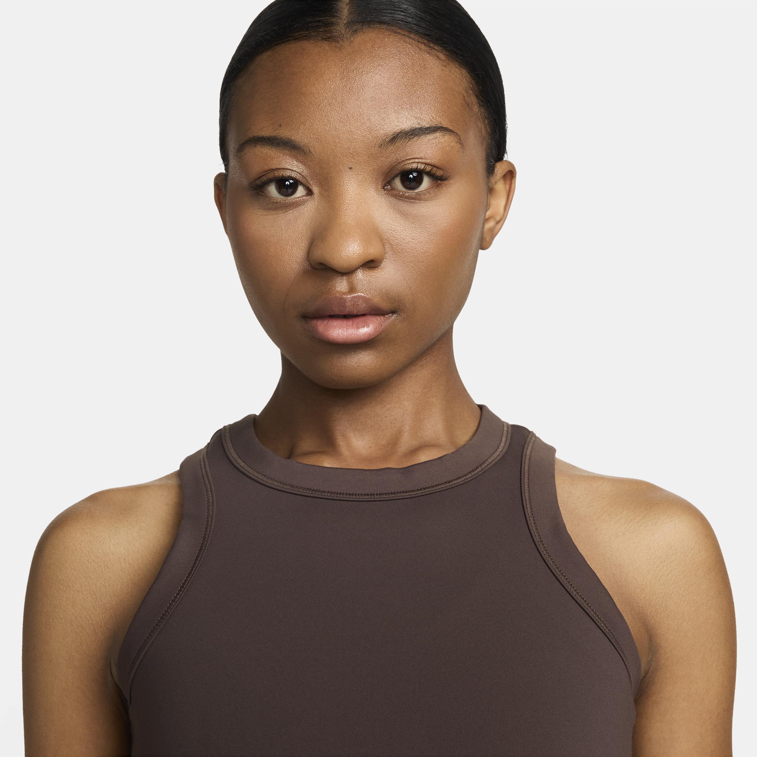 Nike Women's One Fitted Dri-FIT Cropped Tank Top Product Image