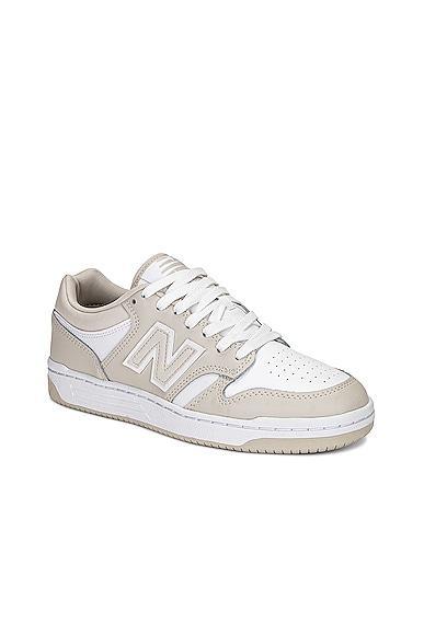 New Balance New Balance BB480LV1 in Beige Product Image