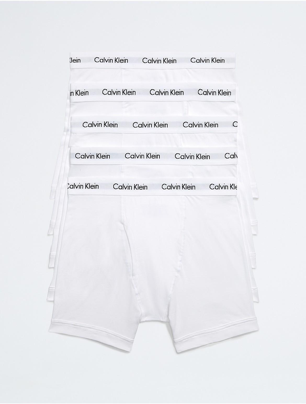 Calvin Klein Men's Underwear Cotton Stretch 4 Pack Low Rise Trunks (Black/Black) Men's Underwear Product Image