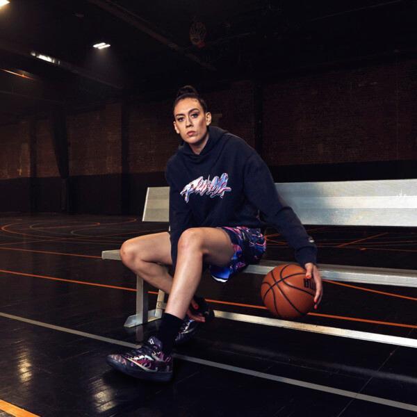 PUMA Cherry On Top Women's Graphic Basketball Hoodie Product Image