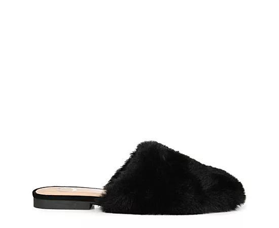 Journee Collection Womens Faux Fur Evelin Mule Product Image