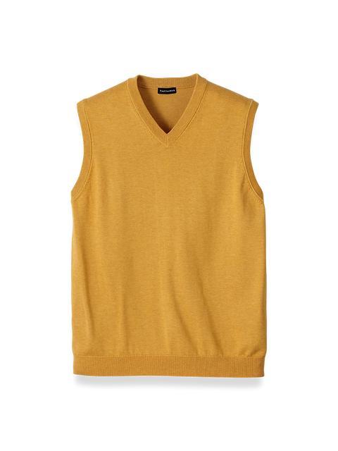 Supima Cotton Vest - Mustard Product Image