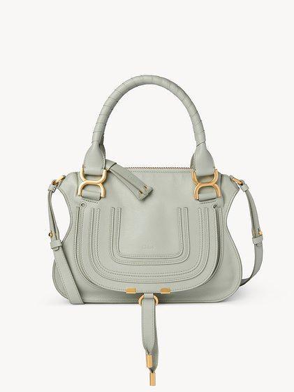 Small Marcie bag in grained leather Product Image