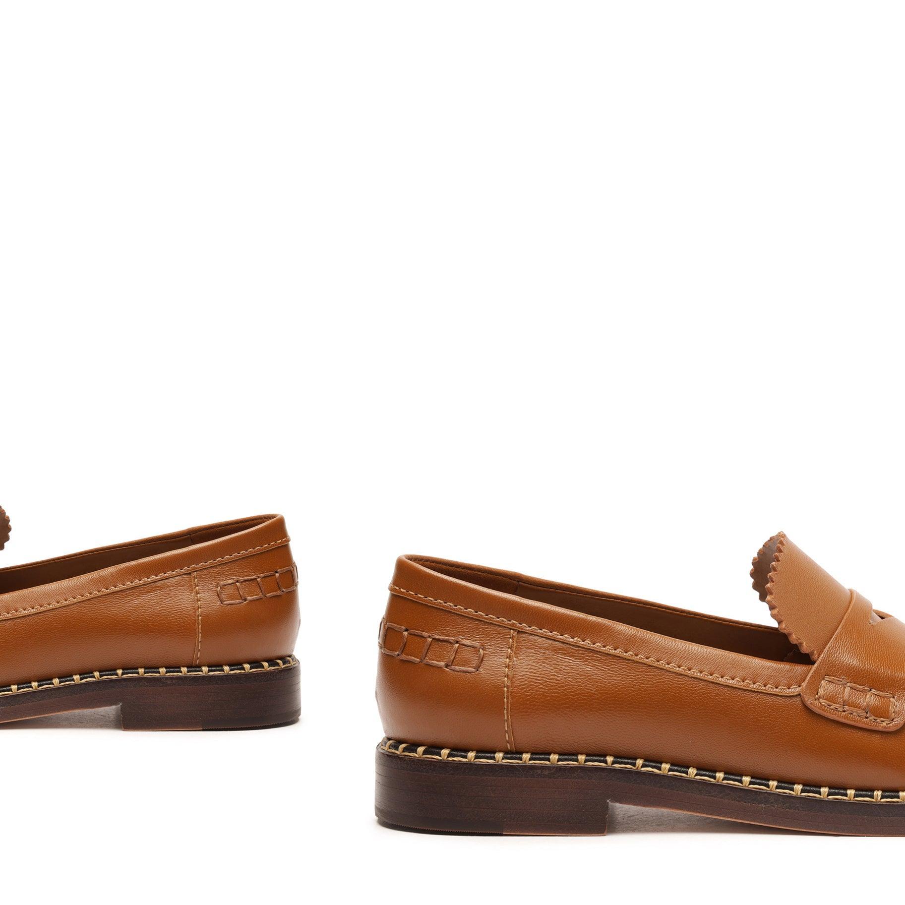 Christie Nappa Leather Flat Female Product Image