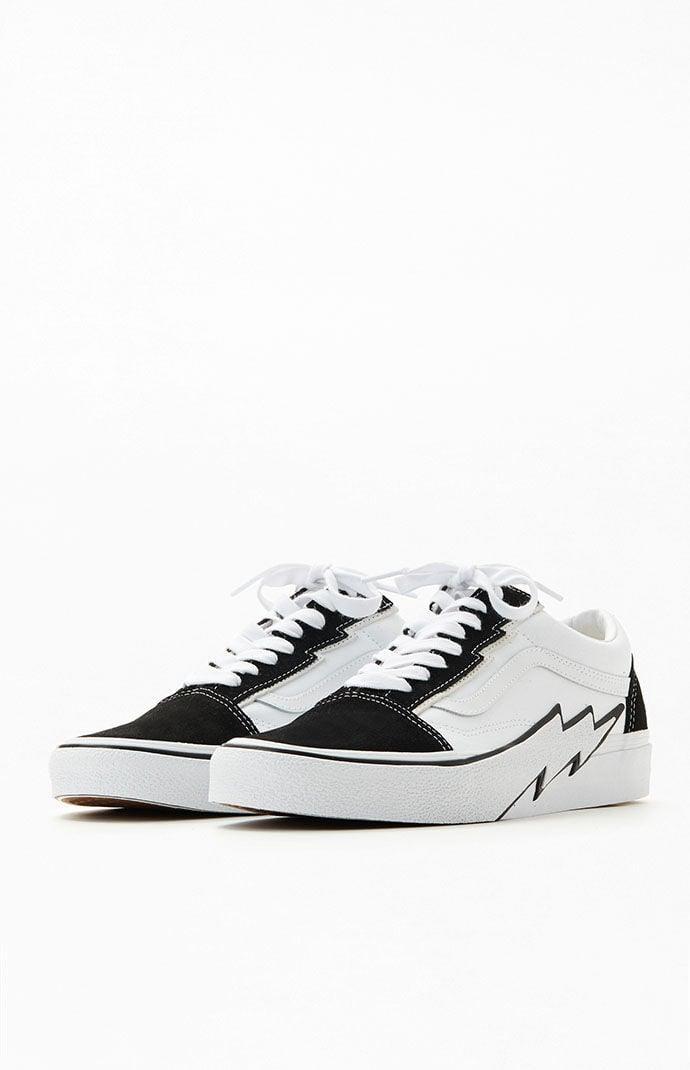 Vans Old Skool Bolt Shoes in White/Black - Product Image