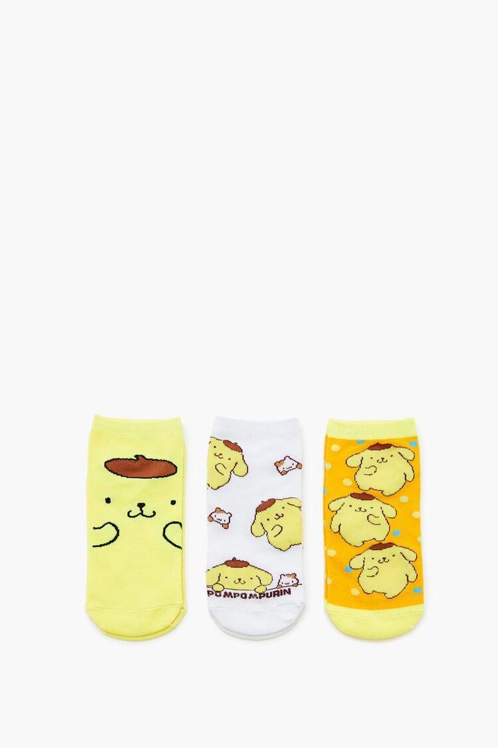 Pompompurin Ankle Socks - 3 pack | Forever 21 Product Image