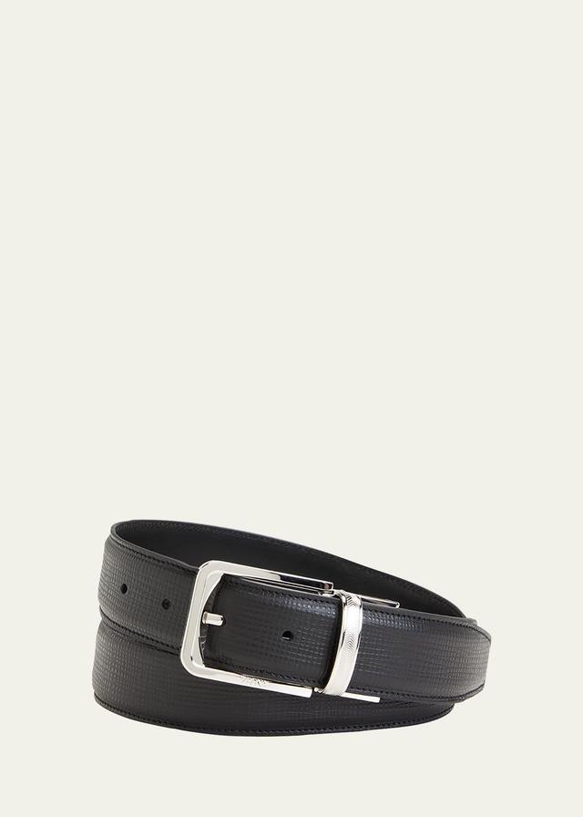 Mens Reversible Adjustable Leather Belt Product Image