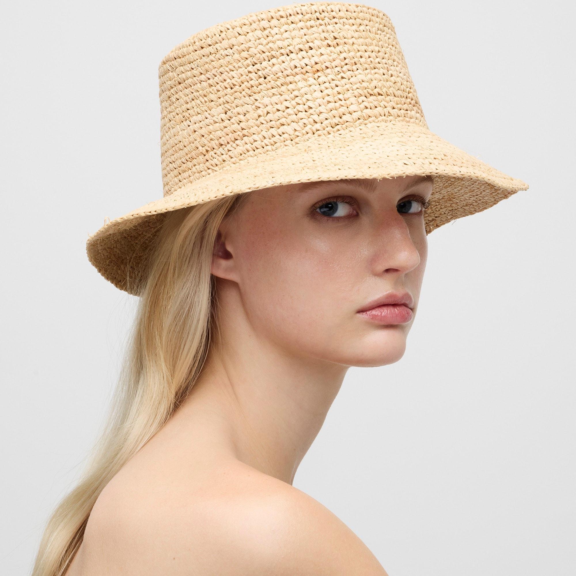 Raffia bucket hat product image