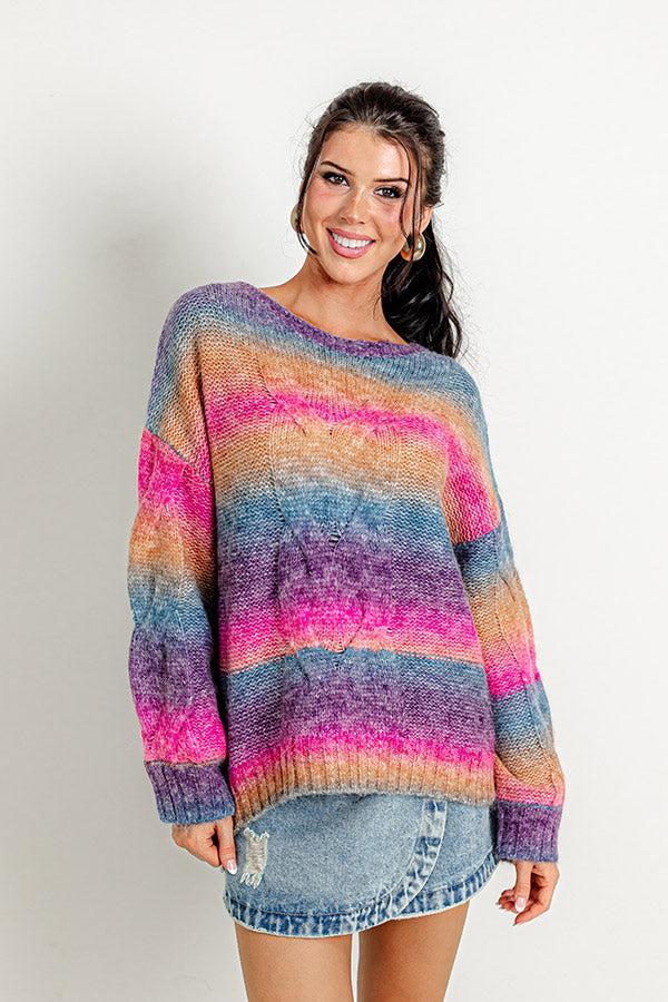 Candy Coated Knit Sweater Product Image