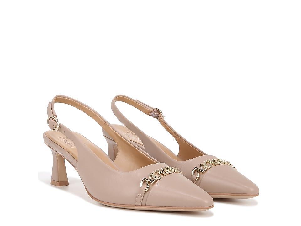 Naturalizer Dovey Leather Chain Strap Slingback Pumps Product Image