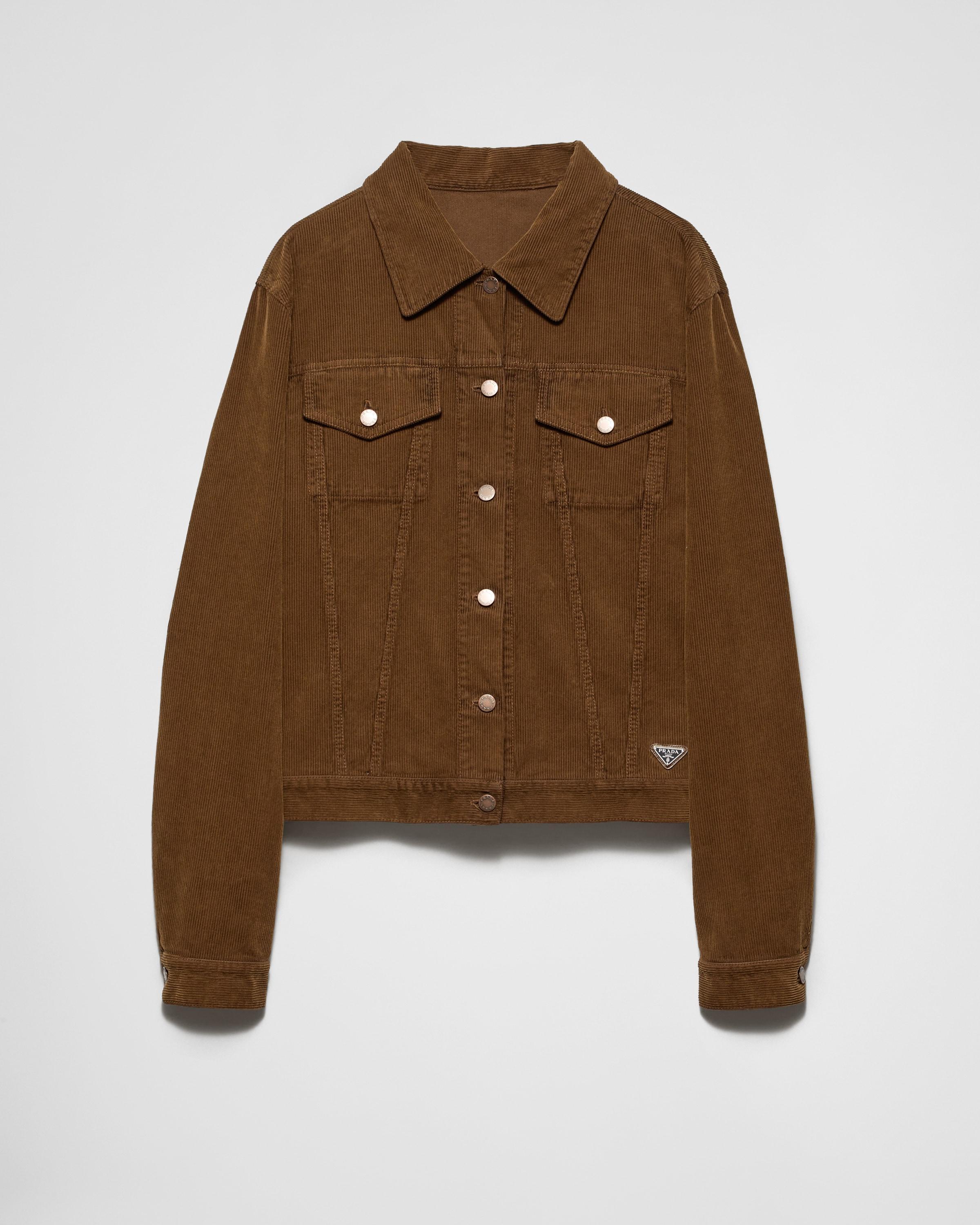 Corduroy blouson jacket Product Image