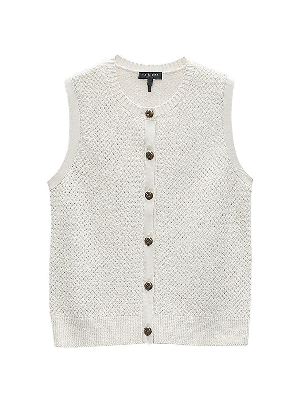 Womens Jax Wool-Blend Sleeveless Cardigan Product Image