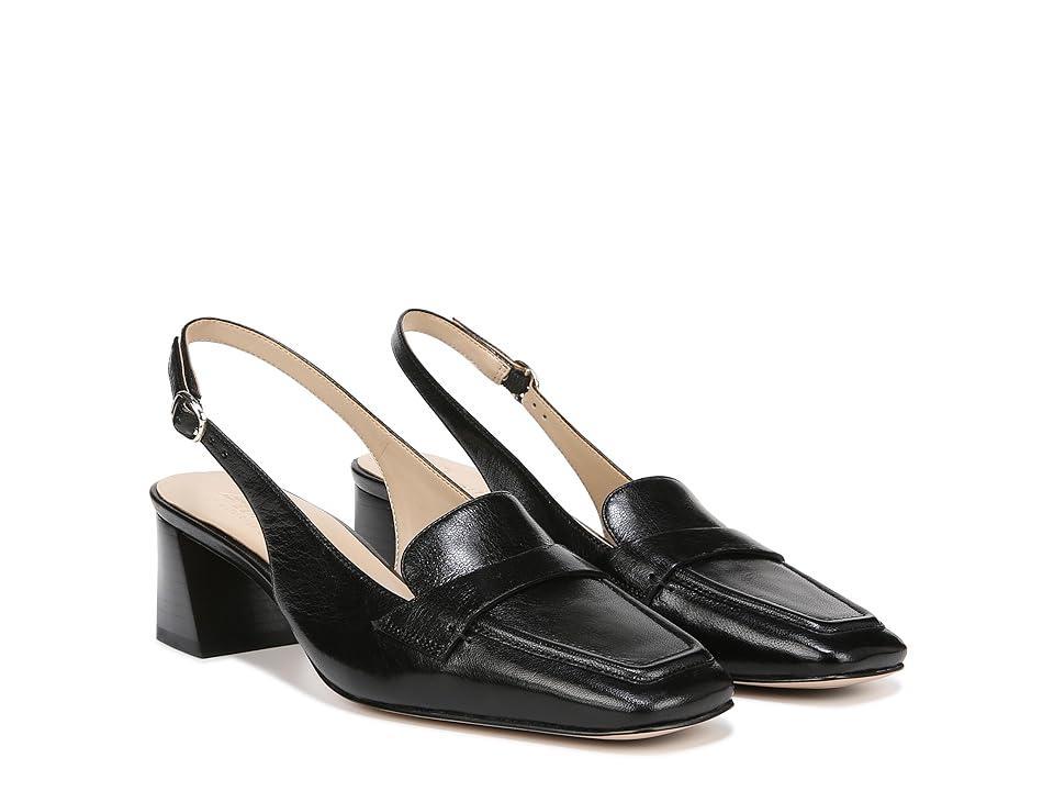 Naturalizer 27 EDIT Hunny Leather Square Toe Slingback Loafer Pumps Product Image