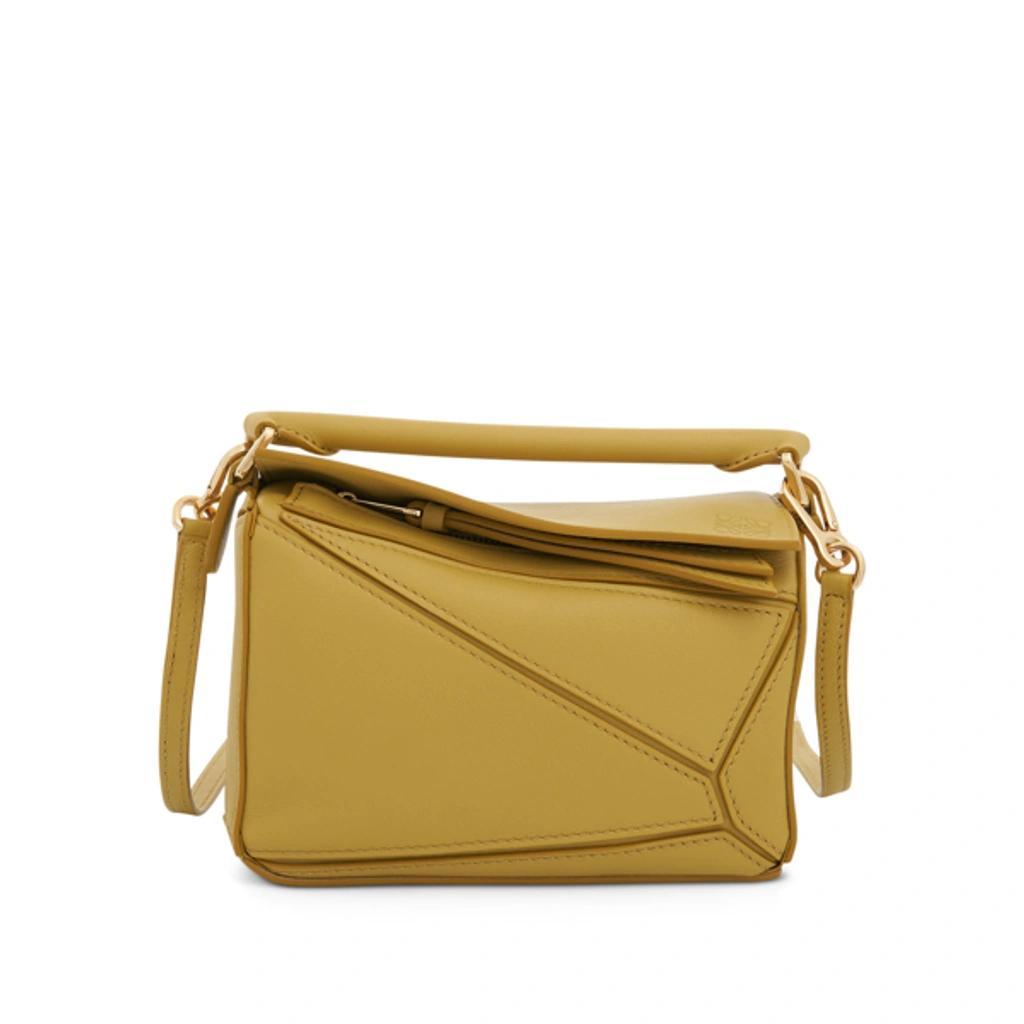 LOEWE Mini Puzzle Bag In Nude & Neutrals Product Image