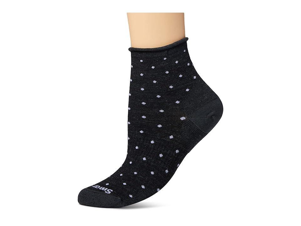 Smartwool Everyday Classic Dot Ankle Boot Socks (Charcoal) Women's No Show Socks Shoes Product Image