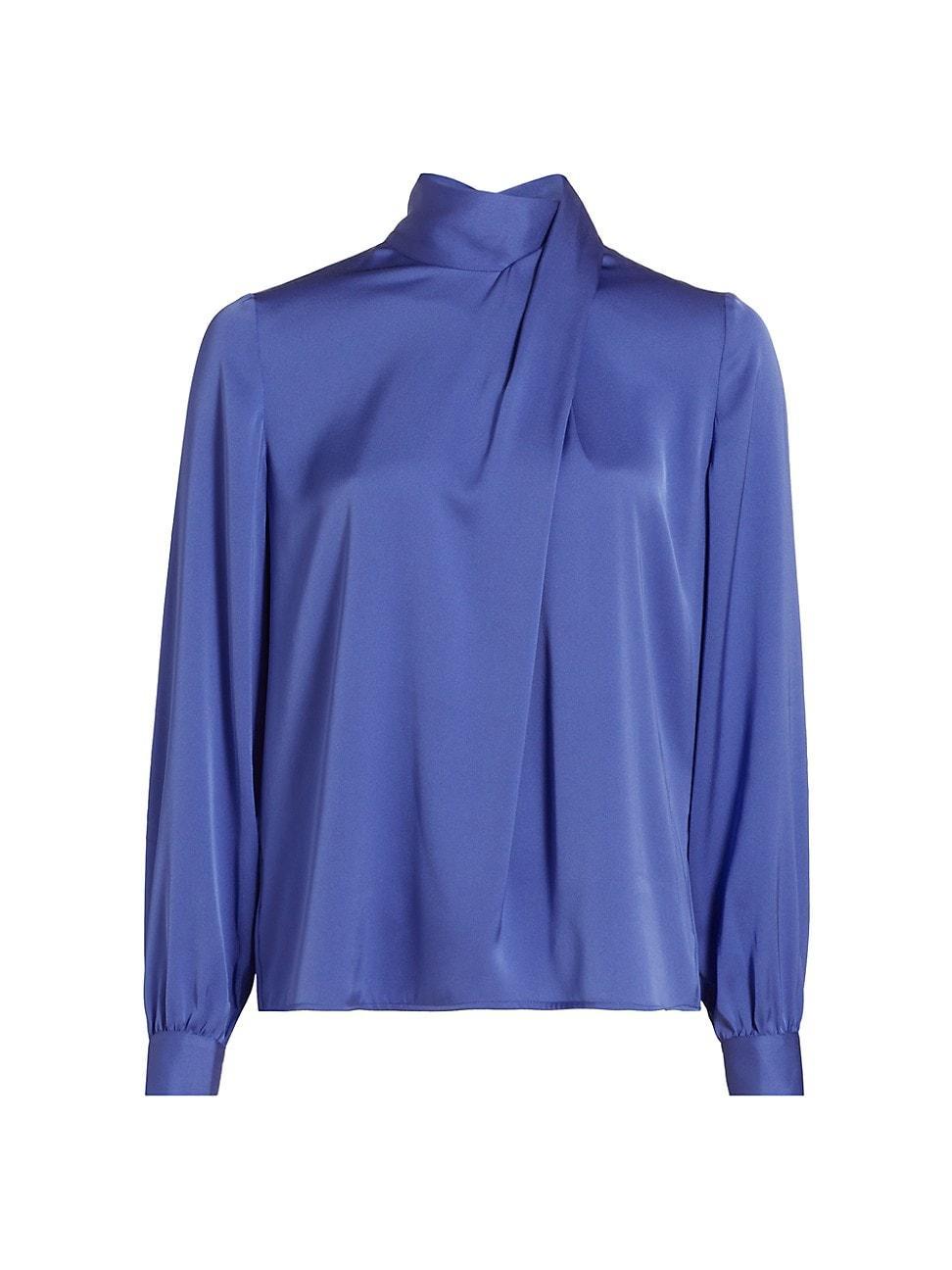 Womens Jaden Silk-Blend Blouse Product Image